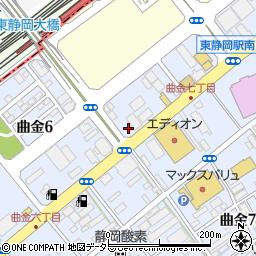 タイムズ清水銀行東静岡支店駐車場周辺の地図
