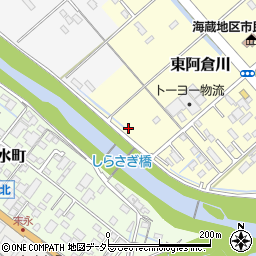 三重県四日市市東阿倉川722周辺の地図