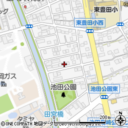 池田グリーンハイツ周辺の地図
