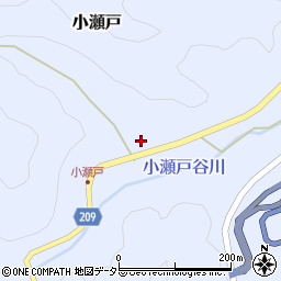静岡県静岡市葵区小瀬戸1616周辺の地図