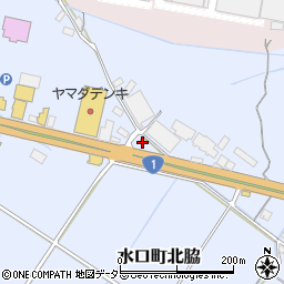 滋賀県甲賀市水口町北脇1748周辺の地図