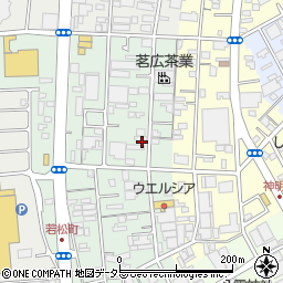 静岡県静岡市葵区若松町27周辺の地図