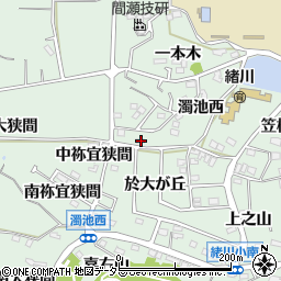 愛知県知多郡東浦町緒川於大が丘20周辺の地図