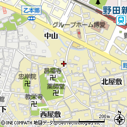 愛知県刈谷市野田町北屋敷162周辺の地図