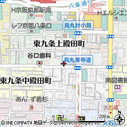京都府京都市南区東九条上殿田町5周辺の地図