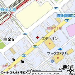 清水銀行東静岡支店 ＡＴＭ周辺の地図