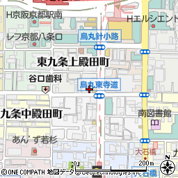 京都府京都市南区東九条上殿田町3周辺の地図