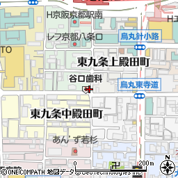 京都府京都市南区東九条室町1-13周辺の地図