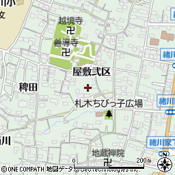 愛知県知多郡東浦町緒川周辺の地図