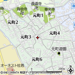 愛知県刈谷市元町周辺の地図
