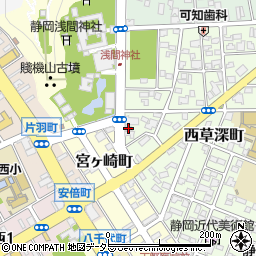 三晃金属工業静岡営業所周辺の地図