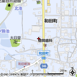 株式会社シゲマツ　プリテール西脇和田周辺の地図
