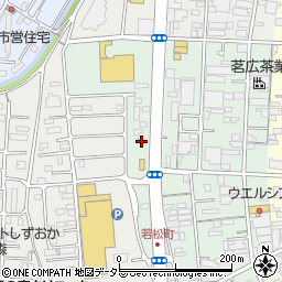 静岡県静岡市葵区若松町115周辺の地図