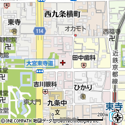 京都府京都市南区西九条猪熊町2周辺の地図