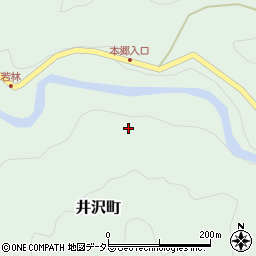 愛知県岡崎市井沢町平周辺の地図