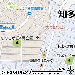 愛知県知多市つつじが丘3丁目27-8周辺の地図
