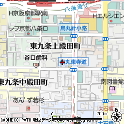 京都府京都市南区東九条上殿田町4周辺の地図