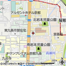 京都府京都市南区東九条東岩本町1周辺の地図