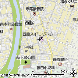 兵庫県西脇市西脇191周辺の地図