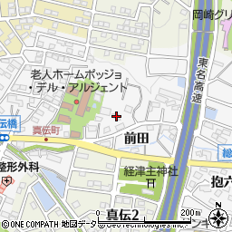 愛知県岡崎市真伝町荒戸周辺の地図