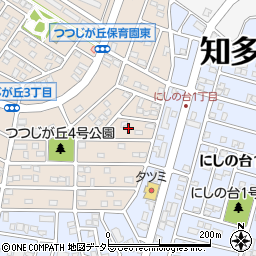 愛知県知多市つつじが丘3丁目27周辺の地図