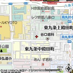 京都府京都市南区東九条室町8-1周辺の地図