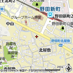 愛知県刈谷市野田町北屋敷116周辺の地図