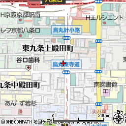 京都府京都市南区東九条上殿田町30周辺の地図