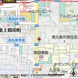 京都府京都市南区東九条東山王町6周辺の地図