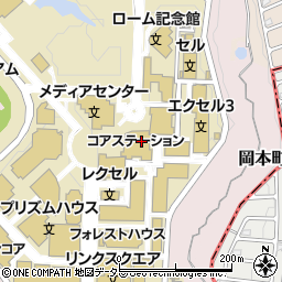 立命館大学びわこ・くさつキャンパス　情報理工学部周辺の地図