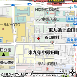 京都府京都市南区東九条室町8-34周辺の地図