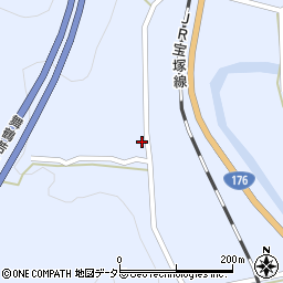 兵庫県三田市藍本735周辺の地図