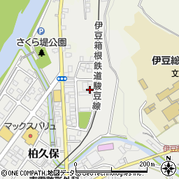 静岡県伊豆市柏久保1411周辺の地図