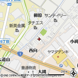 愛知県安城市宇頭茶屋町南裏87-4周辺の地図