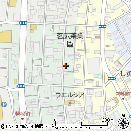 静岡県静岡市葵区若松町5周辺の地図