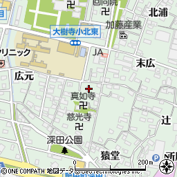 愛知県岡崎市鴨田町郷前41周辺の地図