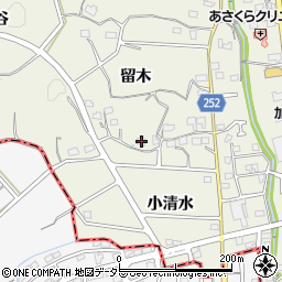 愛知県東海市加木屋町留木74周辺の地図