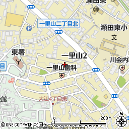 滋賀県大津市一里山2丁目周辺の地図