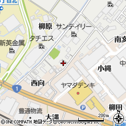 愛知県安城市宇頭茶屋町南裏76-7周辺の地図