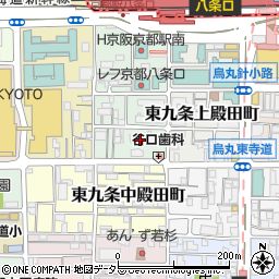 京都府京都市南区東九条室町1-2周辺の地図