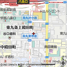 京都府京都市南区東九条西山王町4周辺の地図