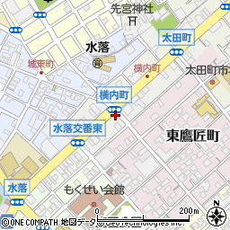 静岡県静岡市葵区横内町35-1周辺の地図