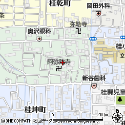 京都府京都市西京区桂千代原町7周辺の地図