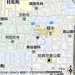 京都府京都市西京区桂巽町周辺の地図