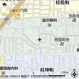 京都府京都市西京区桂千代原町47周辺の地図
