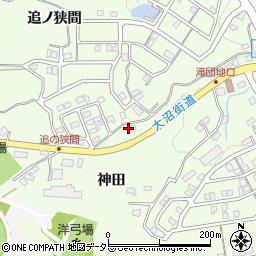 愛知県岡崎市滝町本部12周辺の地図