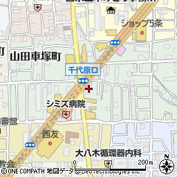 京都銀行上桂支店周辺の地図