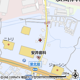 滋賀県甲賀市水口町北脇1418-11周辺の地図