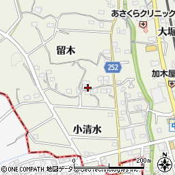 愛知県東海市加木屋町留木77周辺の地図