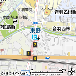 加藤山科病院周辺の地図